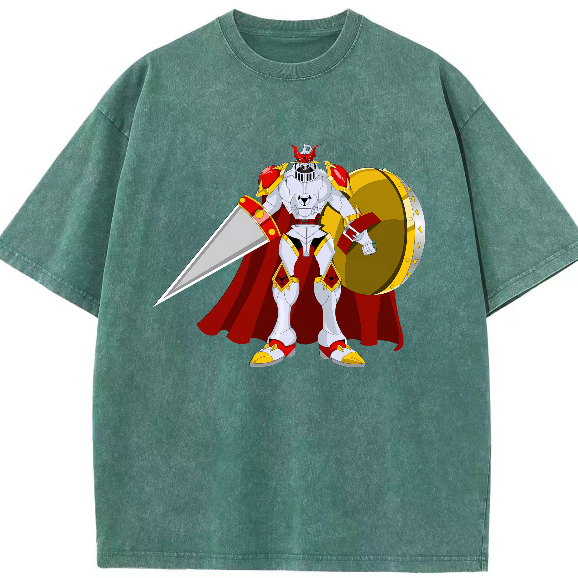 （画像用） Digimon デジタルモンスター/デジモン 綿100% ヴィンテージ風 半袖Tシャツ（フロントプリント）